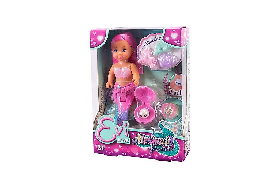 Simba Dickie Anziehpuppe Steffi LOVE Evi Mermaid Pearl Meerjungfrau 12cm günstig online kaufen