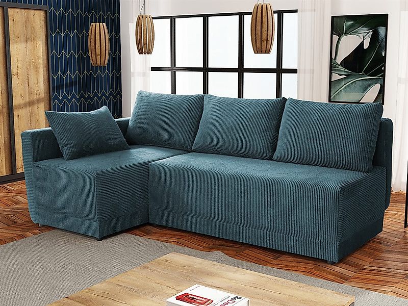 MIRJAN24 Ecksofa Nestor Cord, mit Bettkasten günstig online kaufen