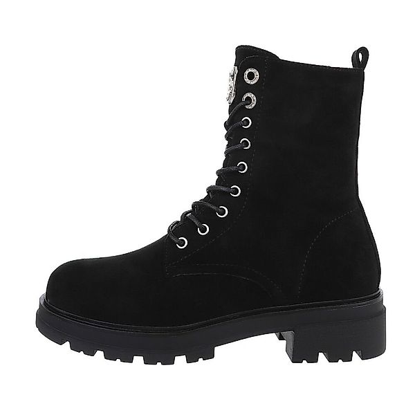 Ital-Design Damen Schnürschuhe Freizeit Plateaustiefelette (85303572) günstig online kaufen