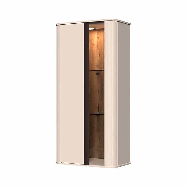Home affaire Hängevitrine "Rondo, Wandschrank, Schwebendes Design für moder günstig online kaufen