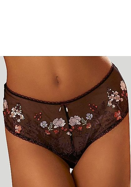LASCANA Stringpanty "Maria" mit bunten Blumen aus Stickereispitze günstig online kaufen