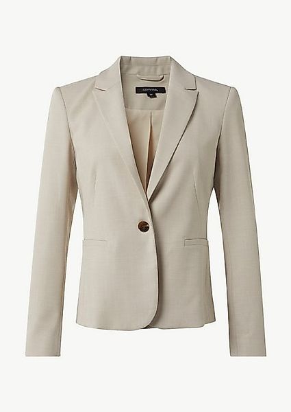 Comma Blusenblazer Strukturierter Blazer mit Reverskragen günstig online kaufen