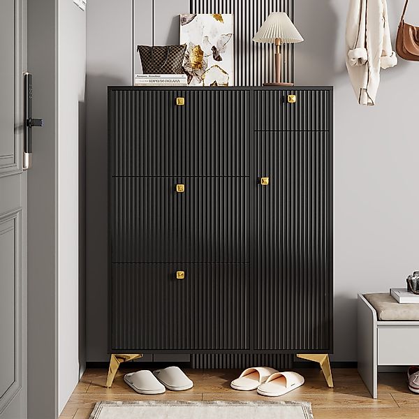 Ulife Schuhschrank Schuhregal Schuhkipper mit 3 günstig online kaufen