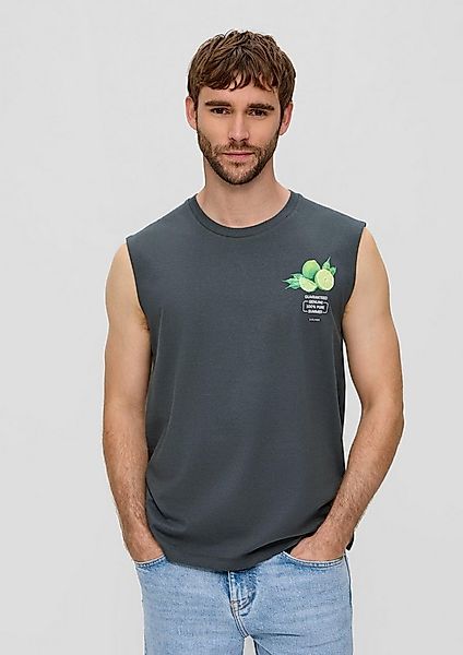 s.Oliver Muskelshirt T-Shirt Tanktop mit Frontprint günstig online kaufen