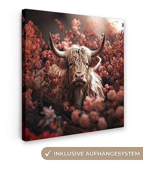 OneMillionCanvasses® Leinwandbild Schottische Highlander - Tier - Natur - B günstig online kaufen