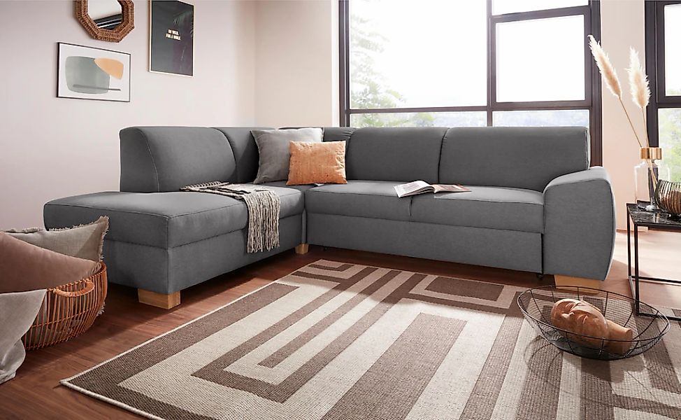DOMO collection Ecksofa "Incanto kubische Formensprache, komfortabel, L-For günstig online kaufen