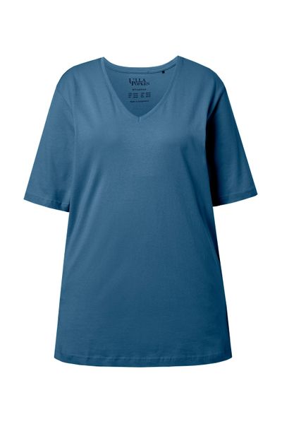 Ulla Popken T-Shirt T-Shirt V-Ausschnitt Relaxed günstig online kaufen