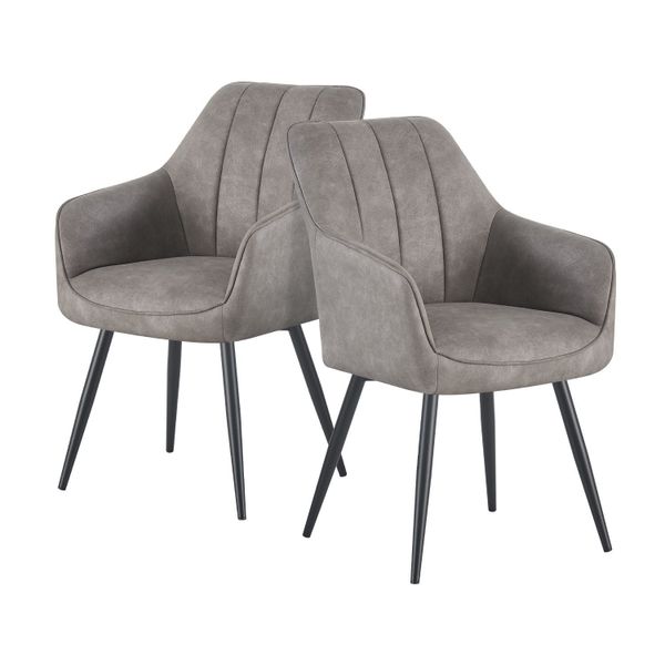 DUBI Möbel 4-Fußstuhl THOMAS-AMIE 2er-Set, 4-Fuss günstig online kaufen