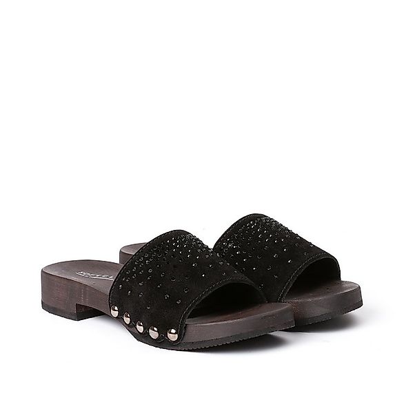 Softclox BEA Crystal Kaschmir schwarz (dunkel) Pantolette günstig online kaufen