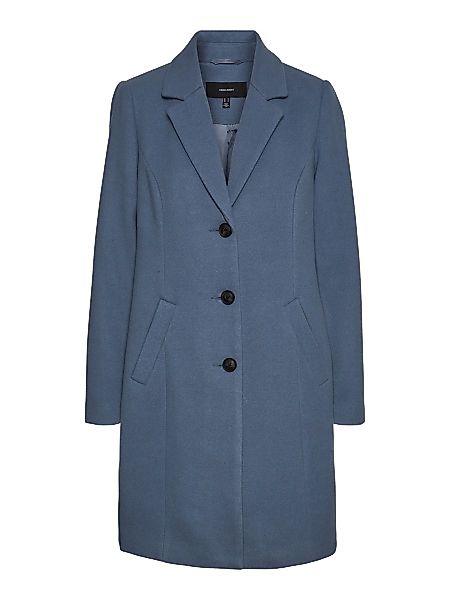 VERO MODA Langer Mantel Damen Blau günstig online kaufen