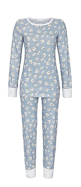 Ringella Pyjama - Schlafanzug mit Bündchen aus Flauschfrottee günstig online kaufen