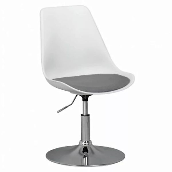 FineBuy Esszimmerstuhl HAINAN 46 x 41 cm Sitzfläche grau günstig online kaufen