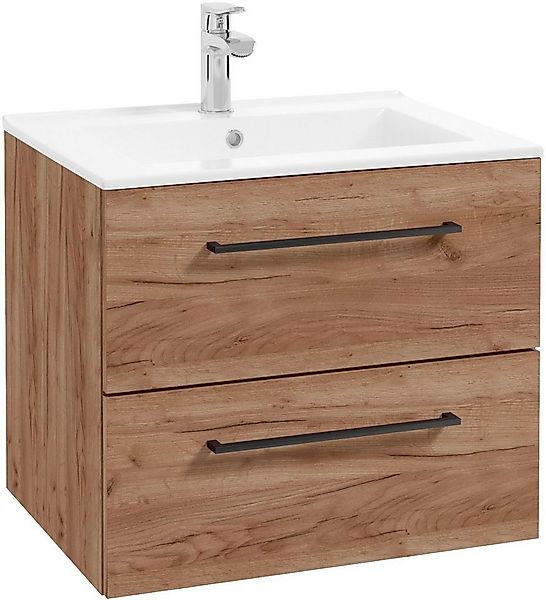 welltime Waschtisch Palermo (Set), Badmöbel inkl. Waschbecken, Breite 60cm günstig online kaufen