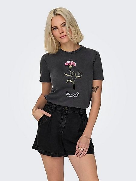 ONLY Rundhalsshirt ONLLUCY REG S/S TOP JRS NOOS unterschiedlich bedruckt günstig online kaufen