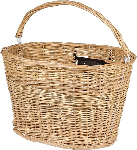 M-Wave Fahrradkorb, Weidenkorb mit Clip-On Halter günstig online kaufen