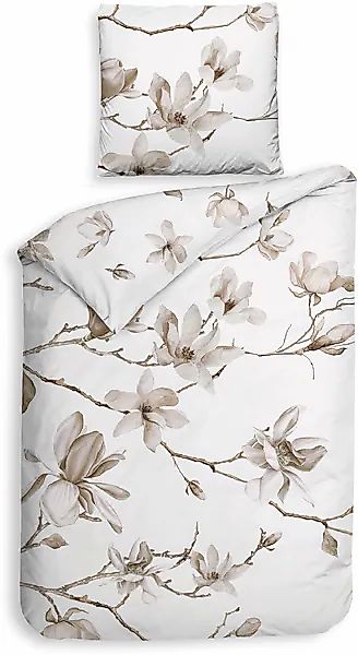 Heckett & Lane Wendebettwäsche »Rio« 2 Stk. tlg. Blumen Muster, 100% Baumwo günstig online kaufen