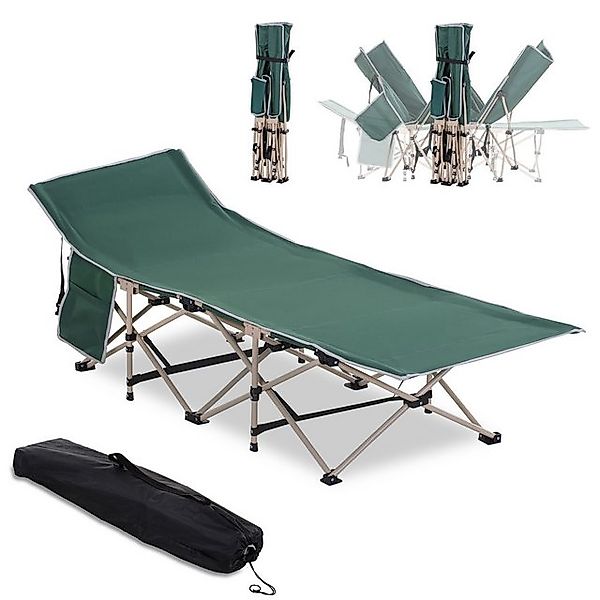 MC Star Feldbett mit Aufbewahrungstasche, Faltbares Campingbett, Campinglie günstig online kaufen