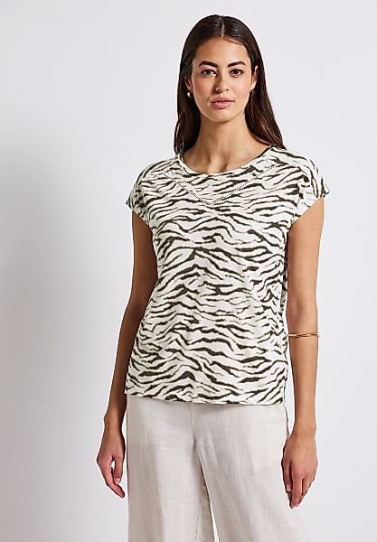 STREET ONE Print-Shirt, aus Baumwolle mit Stretchante günstig online kaufen