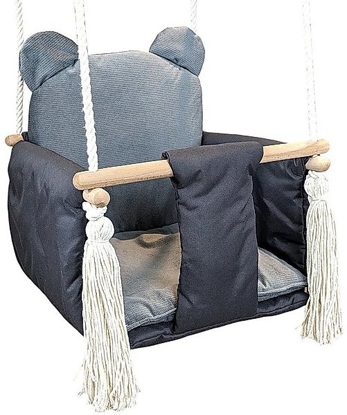 Pamek Einzelschaukel Suße Kinderschaukel Babyschaukel mit Gurt Schaukel Hol günstig online kaufen