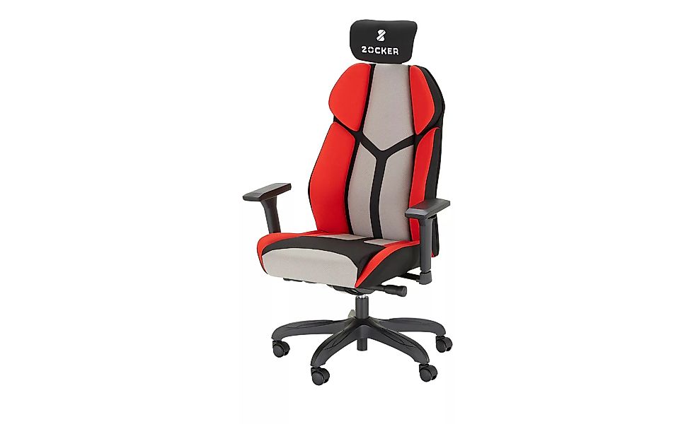 Gaming Stuhl mit Kopfstütze - rot - 69 cm - 126 cm - 75 cm - Stühle > Büros günstig online kaufen