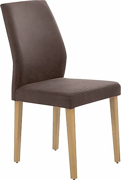 K+W Komfort & Wohnen 4-Fußstuhl "6193" () mit Massivholzbeinen in Wildeiche günstig online kaufen