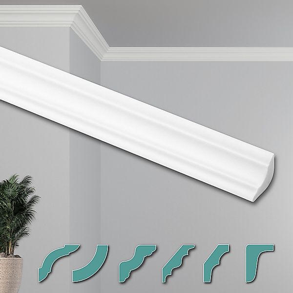 Hexim Deckenleiste ZG3, 30 Meter / günstig online kaufen