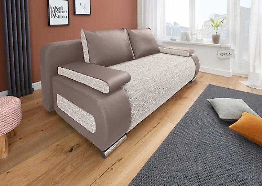 COLLECTION AB Schlafsofa »Moritz« mit Bettfunktion und Bettkasten, komforta günstig online kaufen