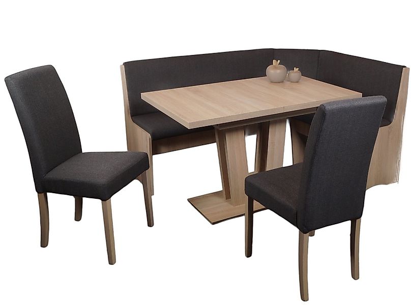 Stolebaenk Eckbankgruppe Duisburg VADUSO, (Eckbank Set, 1 x Eckbank, 1 x Ti günstig online kaufen