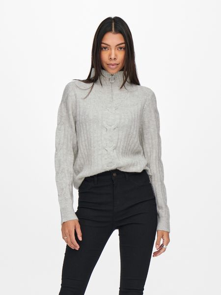 JDY Stehkragenpullover JDYANDREA L/S ZIP CABLE günstig online kaufen