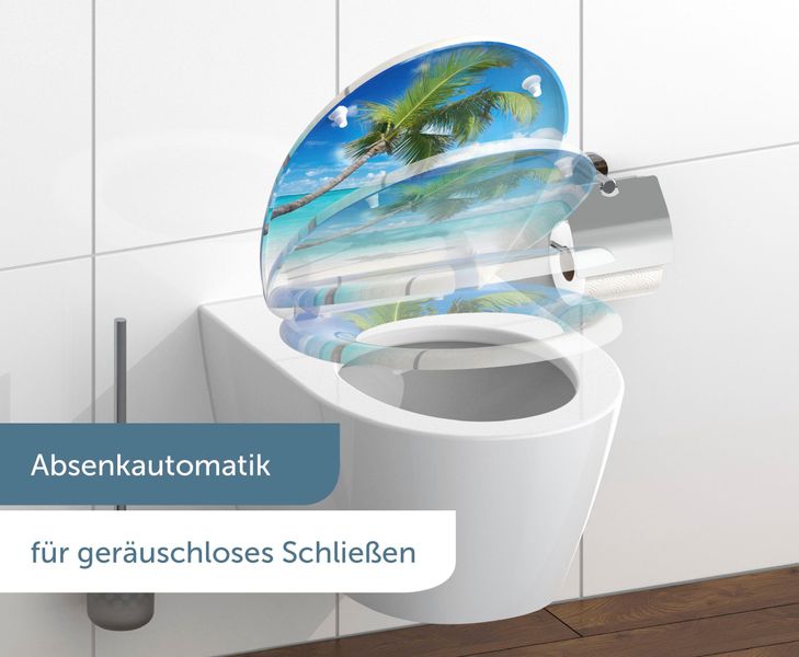 Schütte WC-Sitz CARRIBEAN, Duroplast, mit Absenkautomatik günstig online kaufen