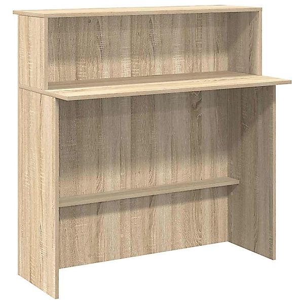 vidaXL Empfangstresen Sonoma-Eiche 100 x 50 x 103,5 cm Holzwerkstoff 859026 günstig online kaufen