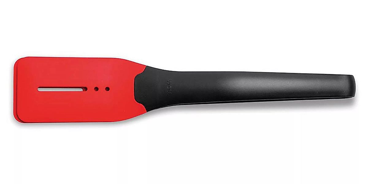Woll Cook-It Küchenzange mit Silikon-Kopfteil Schwarz Rot günstig online kaufen