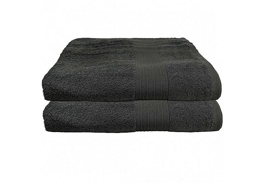 Julie Julsen Badetuch 2-Badetuch-Grau-Badetuch 100 x 150 cm, Baumwolle (2-S günstig online kaufen