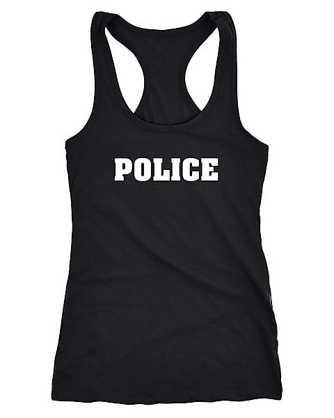 MoonWorks Tanktop Damen Tanktop Fasching Police Polizei Polizistin Fasching günstig online kaufen