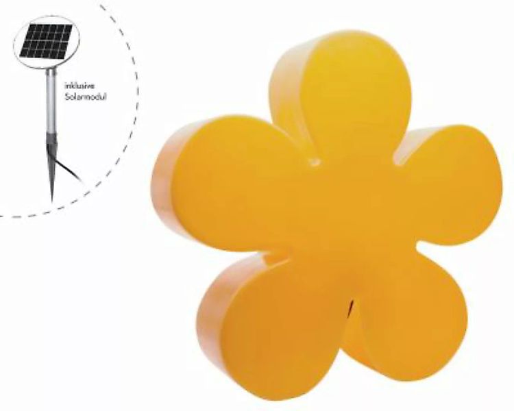 8 seasons design Shining Flower (Solar) Gartenleuchte gelb günstig online kaufen