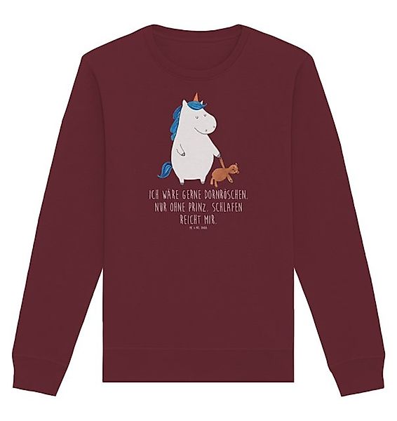 Mr. & Mrs. Panda Longpullover Einhorn Teddy Größe M - Burgundy - Geschenk, günstig online kaufen