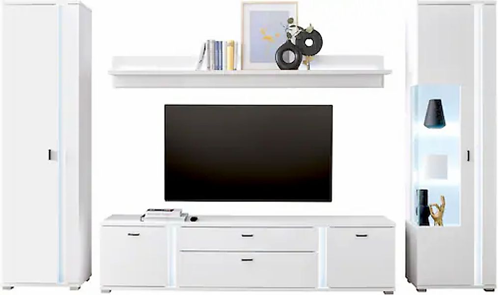 INOSIGN Wohnwand »LONG ISLAND« Set, 4 Stk. tlg. günstig online kaufen