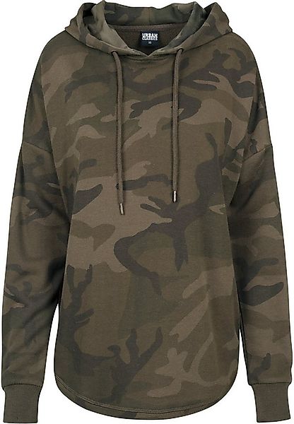 URBAN CLASSICS Rundhalspullover Urban Classics Damen Ladies Oversized Camo günstig online kaufen