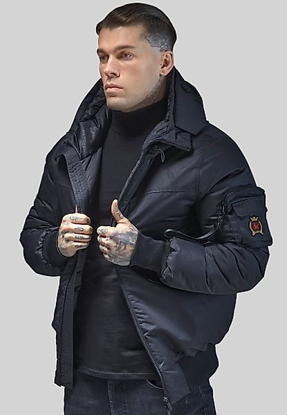 Siksilk Bomberjacke SikSilk Herren Schwarze Bomberjacke günstig online kaufen