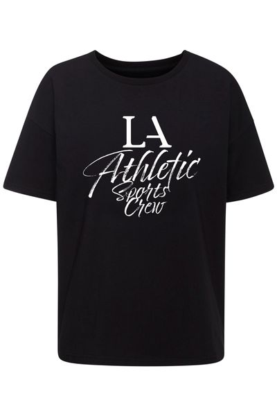 LASCANA ACTIVE T-Shirt im Oversize-Schnitt mit sportlichem Schriftzug günstig online kaufen