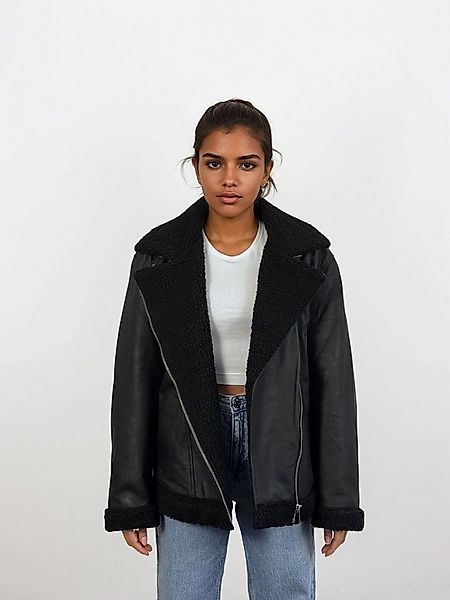 trueprodigy Lederjacke Alma Asymmetrischer Reißverschluss mit diversen Tedd günstig online kaufen