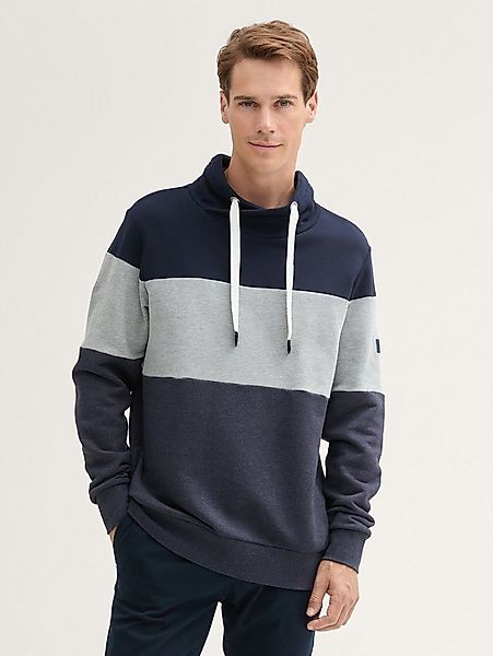TOM TAILOR Sweatshirt Strick & Sweatshirts Sweatshirt mit Colour Blocking günstig online kaufen
