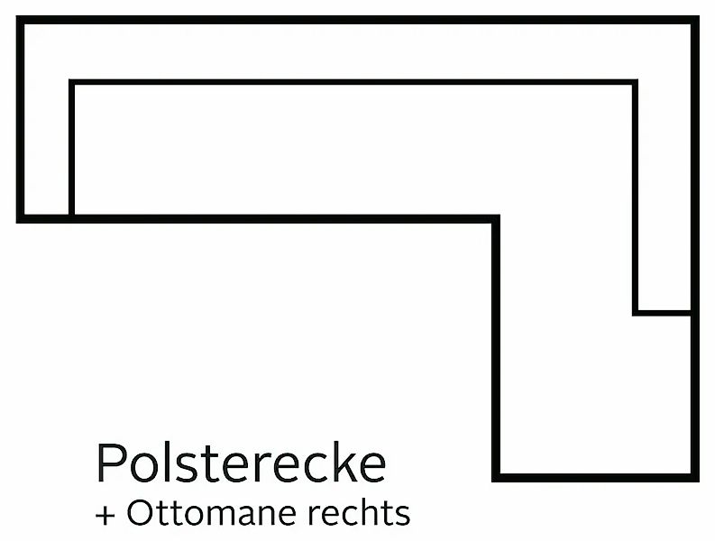 COTTA Ecksofa "Leandra L-Form", wahlweise mit Bettfunktion & Bettkasten günstig online kaufen