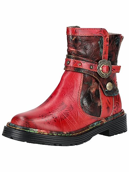 LAURA VITA Bikerboots "LAURA VITA Stiefelette Leder/Textil" günstig online kaufen