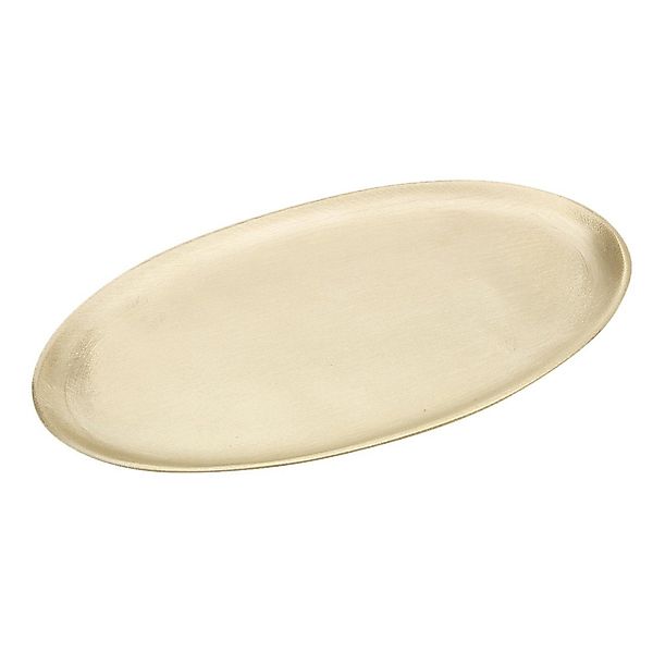 NKlaus Kerzenhalter Kerzenteller Oval 17x10cm Matt günstig online kaufen