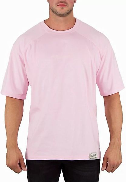 Reichstadt Oversize-Shirt Old Pink XL mit Stitching auf der Brust günstig online kaufen