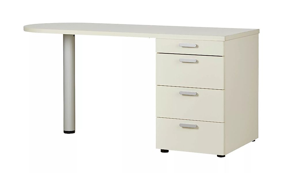 Schreibtisch - weiß - 156 cm - 73 cm - 61 cm - Tische > Bürotische - Möbel günstig online kaufen
