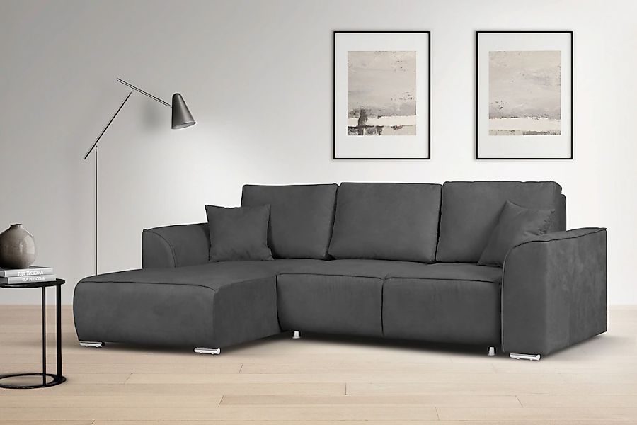 INOSIGN Ecksofa "BEATRICE optionale Schlafsofa mit Bettkasten, B/T/H: 265/1 günstig online kaufen