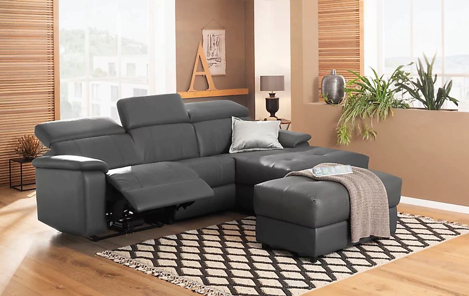 Home affaire Ecksofa "Binado, L-Form,", mit manueller oder elektrischer Rel günstig online kaufen