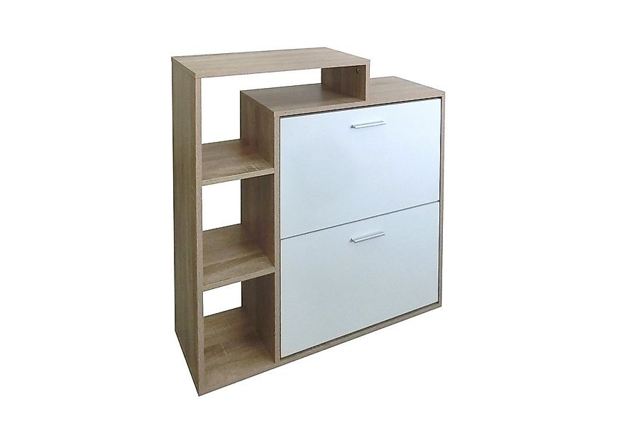 HTI-Living Schuhschrank Schuhschrank Lisa Sonoma-Weiß (Stück, 1-St., 1 Schu günstig online kaufen